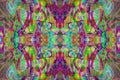 Abstract multicolored linear pattern, abstract