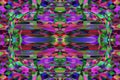 Abstract multicolored linear pattern, abstract