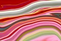 Abstract Multicolored Curves Texture for Background Royalty Free Stock Photo