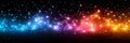 Abstract Multicolored Network Background A Futuristic Concept of Connections, Data, and Technology