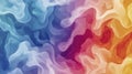 Abstract Swirling Multicolored Background With Granular Texture