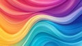 Abstract Multicolored Swirls Background with Smooth Gradient and Dynamic Wavy Royalty Free Stock Photo