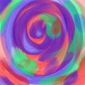 Abstract multicolored watercolor background. Color brush strokes