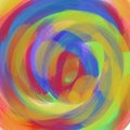 Abstract multicolored watercolor background. Color brush strokes