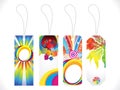 Abstract multiple sale tags background Royalty Free Stock Photo