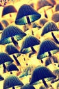 Abstract mushrooms