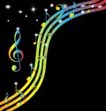 Abstract music background