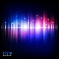 Abstract music equalizer. Eps 10