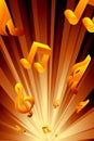 Abstract musical background Royalty Free Stock Photo