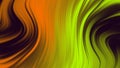 Abstract mustard and coral color gradient wave background. Neon light curved lines and geometric shape with colorful graphic