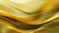 Abstract mustard olive waves design with smooth curves and soft shadows on clean modern background