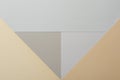 Abstract Muted Earthy Tones Paper Texture Minimalist Background. Geometrical pale colored paper flat lay background.