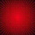 Abstract mystic binary code digits red lines background eps10