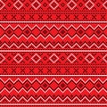 Abstract Native Indian ethnic aztec Navajo seamless repeat vector pattern traditional Mexican Design Royalty Free Stock Photo