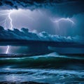 abstract natural backgrounds with a stormy ocean for your