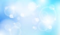 Abstract natural blue sky blurred light bokeh background Royalty Free Stock Photo