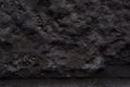 Black stones texture and wall background Royalty Free Stock Photo