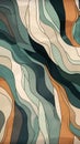 Abstract Natural World Design with Organic Shapes and Textures AI Generated