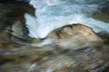 Detail blurred rapids on the river