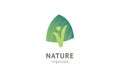 Abstract nature logo icon design. Healthy eco food, ecology, spa, diet, yoga, Environment day logo. Happy people