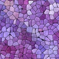 Marble plastic stony mosaic tiles texture background with black grout - purple, violet, blue colors Royalty Free Stock Photo