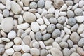 Stone pebbles texture background for interior exterior decoration and industrial construction concept design. Royalty Free Stock Photo