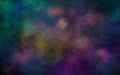 Abstract nebula cloud pattern on black background