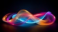 Abstract Neon Light Painting