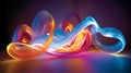 Abstract Neon Light Painting