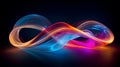 Abstract Neon Light Painting