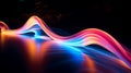 Abstract Neon Light Painting