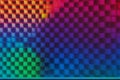 abstract neon multicolored halftone background image