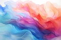 abstract watercolor swirls in vibrant hues