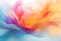 abstract watercolor swirls in vibrant hues