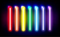 Abstract neon rainbow colors stripes background Royalty Free Stock Photo