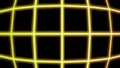 Abstract neon rows of squares of narrow glowing lines, convex texture. Design. Grid neon animation motion graphics. Royalty Free Stock Photo