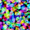 Abstract neon seamless background