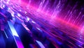 Abstract Neon Shard Rain - Amethyst and Ruby High-Speed Background Royalty Free Stock Photo
