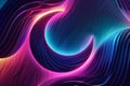 Abstract Neon Waves