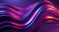 Abstract neon waves Royalty Free Stock Photo