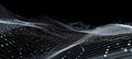 Abstract network background with connecting dots and lines for data visualization design Royalty Free Stock Photo