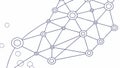 Abstract Network of Connected Dots Line Art, vector design Generative AI Royalty Free Stock Photo