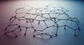 Abstract Network of Connected Nodes Royalty Free Stock Photo