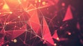 Abstract network connecting technology points data communication Royalty Free Stock Photo