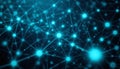 Abstract network connection background, artificial intelligence, neural network concept design Royalty Free Stock Photo