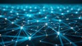Abstract Network Connection Background, Digital Data Nodes Royalty Free Stock Photo