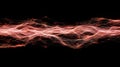 Abstract Network Connection - Data Stream Visualization, Pink Glowing Plexus Background Royalty Free Stock Photo