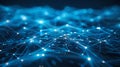Abstract Network Connection - Digital Data Visualization Background Royalty Free Stock Photo