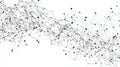 Abstract Network Connection Plexus Background Royalty Free Stock Photo