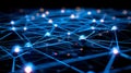 Abstract Network Connection Structure Background Royalty Free Stock Photo